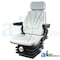 A & I Products Seat, F10 Series, Mechanical Suspension / Armrest / Headrest / Gray Vinyl 22" x20.5" x19.7" A-F10M230 - alternate 1